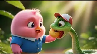 This Pink Chicken Made a Snake Smile 😲🐍 | Panipoori Love Story | #shorts