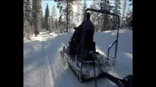 The new Alpina F-250 Snow-groomer / track-maker in action