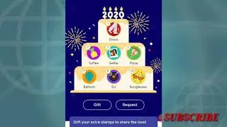 Google pay new year stamps easy tricks