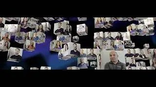 V&iacute;deo Mapping Mosaico com todos colaboradores, para Festa de Confraterniza&ccedil;&atilde;o da FastPay.