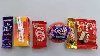 dairy milk  vs  mango  vs kitkat  vs gems ball   vs  5 star   vs  lotte choco pie