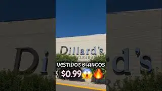 🤍👗WHITE DRESSES FOR ONLY $0.99😱🔥🛍🛒🏃&zwj;♀️ #dillards #savings #discounts #dress