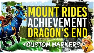 Guild Wars 2 - Mount Ride Achievements in Dragon's End with Custom Markers