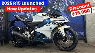 Discount🔥 New GST Price Cut 2025 New Yamaha R15 V5  - New Updates R15  , TFT Display?