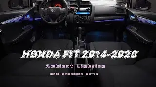 Carputech 64-Color Symphony LED Ambient Lighting for Honda Fit (2014-2020) | Grid symphony style
