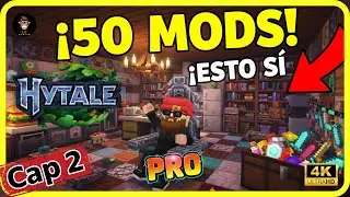 &iquest;HYTALE ABURRIDO? Lo ARREGLO con 50 MODS: Combate y Comida ⚔️ Parte 2
