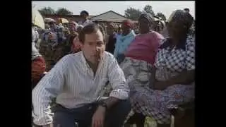 South Africa's First Free Elections 1994 - older voters vote for Mandela