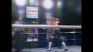 Flash Flanagan vs. King Mabel w/Reggie B. Fine  USWA 1997