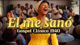 Gospel Clásico 1940 🎙️ Él me sanó | Alabanzas de milagros con ritmos del ayer
