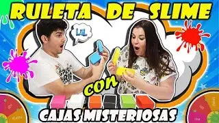 RULETA DE SLIME CON CAJAS MISTERIOSAS Mistery Box Slime  SWITCH UP challenge LOL Retos Divertidos