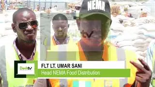 NEMA Distributes Food To Bakassi IDP Camp
