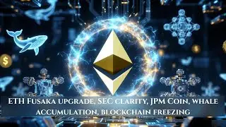 ETH Fusaka upgrade, SEC clarity, JPM Coin, whale accumulation, blockchain freezing