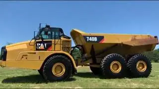 CATERPILLAR 740B TRUCK WITH WORKING INSPECTION