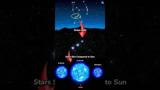 This Orion Belt Star are also Know as Three Kings#shorts