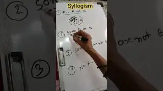 Syllogism basic level #shortvideo #shorts #syllogismtricks