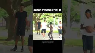 walking in hood with ps5!