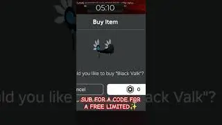 Sniping black valk #27 Sub for a code! #shorts #valkyrie #roblox #robux
