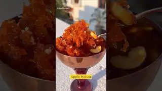 Apple Halwa 🍎 Recipe in 10mins | delicious Halwa Dessert 🤤 | #themadraseats