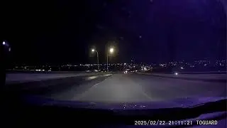 Mesmerizing Night Drive from Banff to Calgary | Scenic Road Trip in Canada