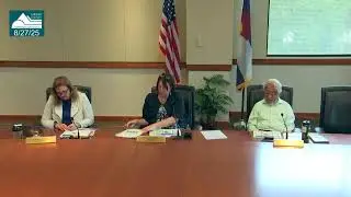 Larimer County BOCC Work Session 8/27/25 1:30 PM