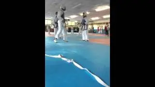 My advance red belt test at paks karate