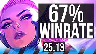 KAYLE vs YONE (MID) | 67% winrate, Rank 8 Kayle, Legendary | EUW Grandmaster | 25.13