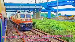 STATION SKIPPING TRAIN CROSSING  COMBINATION VIDEO INDIAN RAILWAY WR🔥