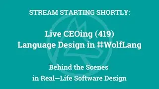 Live CEOing Ep 419: Language Design in Wolfram Language [Wolfram Function Repository Suggestions]