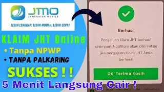 Cara Klaim JHT BPJS KETENAGAKERJAAN Lewat Hp Langsung Cair Terbaru 2021 ! | Tanpa NPWP Dan Palkaring