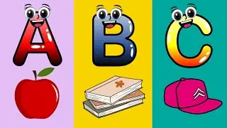 🌈Песня про алфавит ABCD 🎶 | A &mdash; это яблоко | Детская песня про алфавит ABCD: фонетика и детские п...