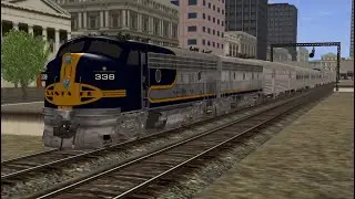Trainz 2 ATSF #338 pass by