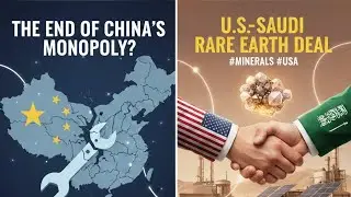 The End of China&rsquo;s Monopoly? U.S.-Saudi Rare Earth Deal Explained.@dhruvrathee@BBC#minerals #usa 