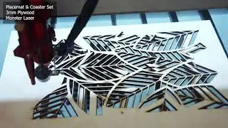 Placemat & Coaster Set - Cut on a Monster Laser