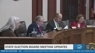 State Election Board meeting updates