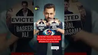 No SECRET Room Drama, last minute they canceled. #biggboss19 #nehal #biggboss #amaalmalik #baseerali