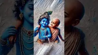 Krishna 😍 🦚 🪈 🙏 ❤️ #sudaama#krishna#shortvideo#likeandsubscribe