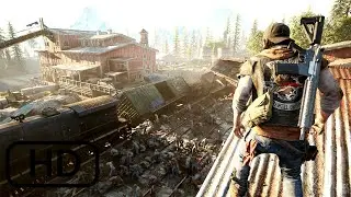 Days Gone Saw Mill Biggest Horde Boss Fight Gameplay