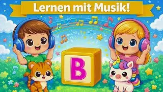 Alphabet f&uuml;r Kinder &ndash; ABC lernen mit Musik - Heute B -  #kids #song #cartoon #funny #kidsvideo