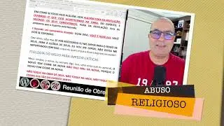 ABUSO RELIGIOSO COM TEOLOGIA DO MEDO!