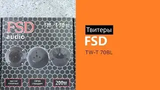 Распаковка твитеров FSD Audio TW-T 70BL