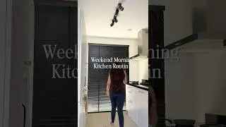 🫧weekend morning kitchen routine #homelifestyle #morningroutine #asmrsounds #kitchencleaning #asmr