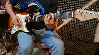 Cover feliz navidad Guitarra eléctrica 