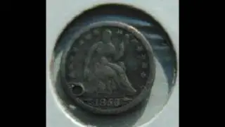 USA 1853 Half Dime Coin