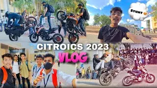 BIKE STUNT ￼🔥 || CITRONIC 2k23 || DJ NIGHT 🪩 || CHAMELI DEVI GROUP OF INSTITUTE || its me yashu