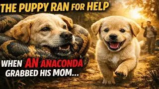 The Puppy Ran for Help When an Anaconda Grabbed His Mom - You won't believe how it ended!