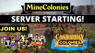 MineColonies Server! JOIN NOW! 🌴 CastawayColonies 🌴