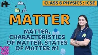 Matter Class 6 ICSE Physics Chapter 1 | Selina | Matter, Characteristics, States of Matter #1