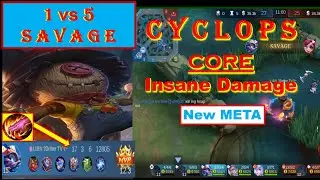 1 vs 5 - SAVAGE // Core CYCLOPS (Straw doll)
