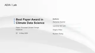 ADIA Lab Best Paper Award in Climate Data Science: Seminar 5