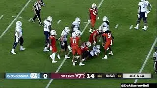 North Carolina OL/Offense vs Virginia Tech Defense (2021)